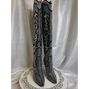 I. N. C. International Concepts Rhinestone Boots Size 7M